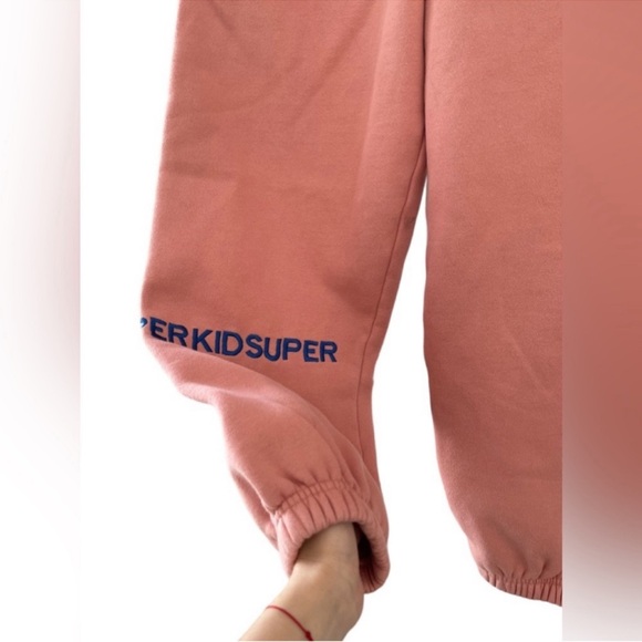 LUISAVIAROMA KIDSUPER STUDIOS Kidsuper Logo Cotton Sweatpants Size Small - Picture 3 of 16